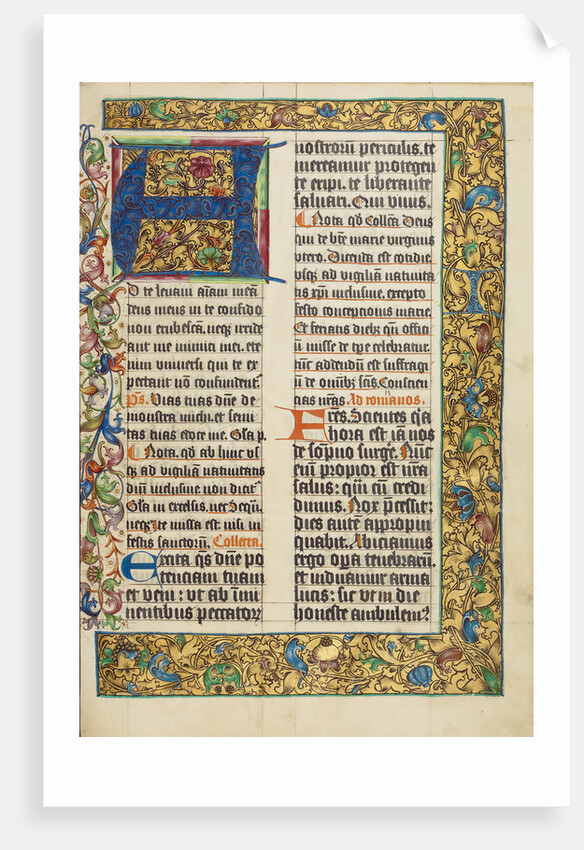 Decorated Initial A by Anonymous