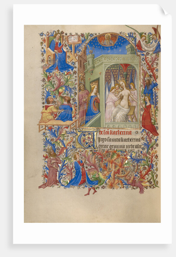 Saint Catherine Tended by Angels by Spitz Master