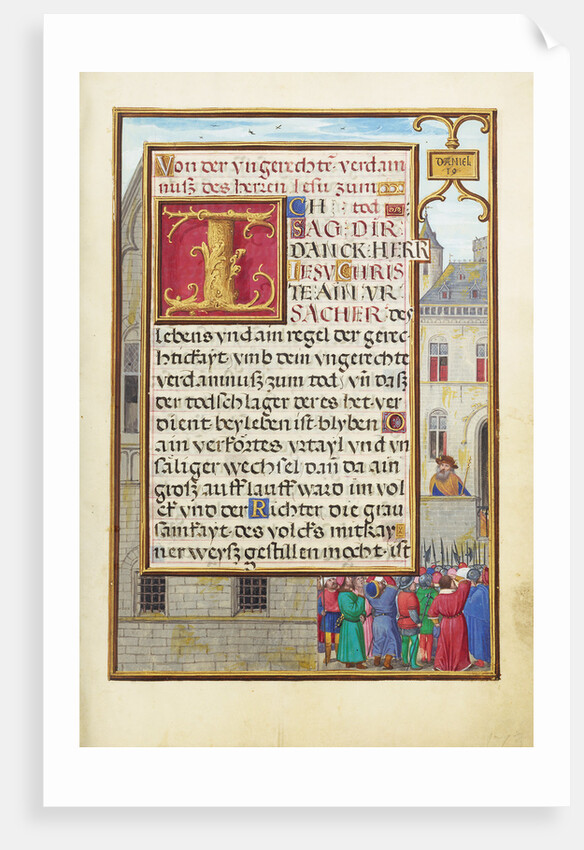 Border with the People Demanding Daniel from Cyrus by Simon Bening