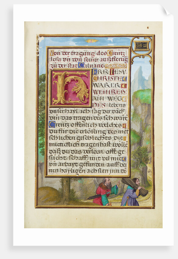 Border with Abraham and Isaac by Simon Bening