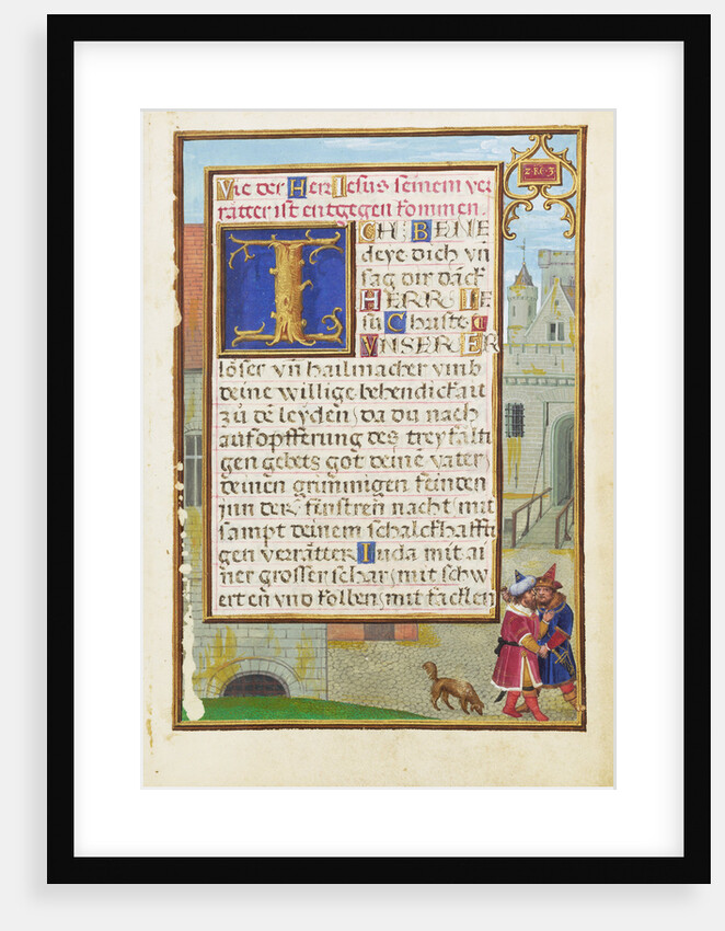 Border with Joab Stabbing Abner by Simon Bening