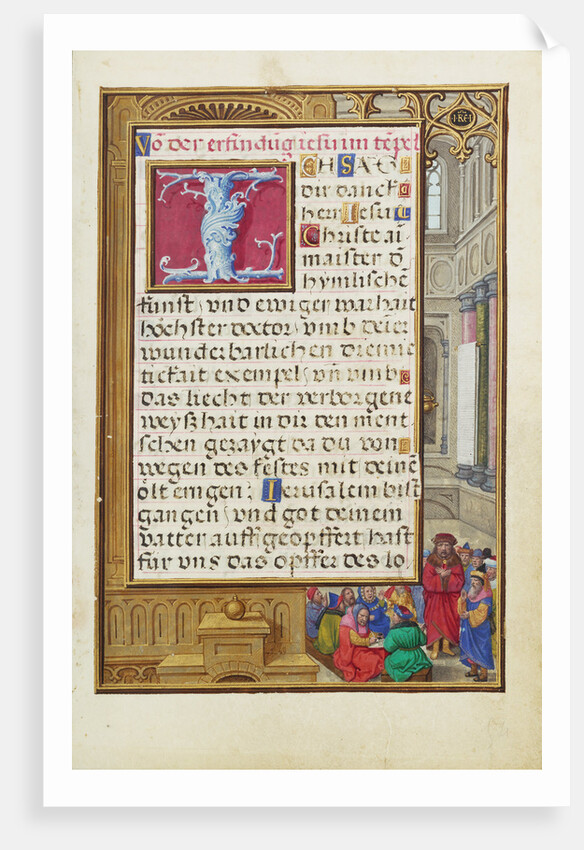 Border with Samuel Putting forward Saul as King by Simon Bening