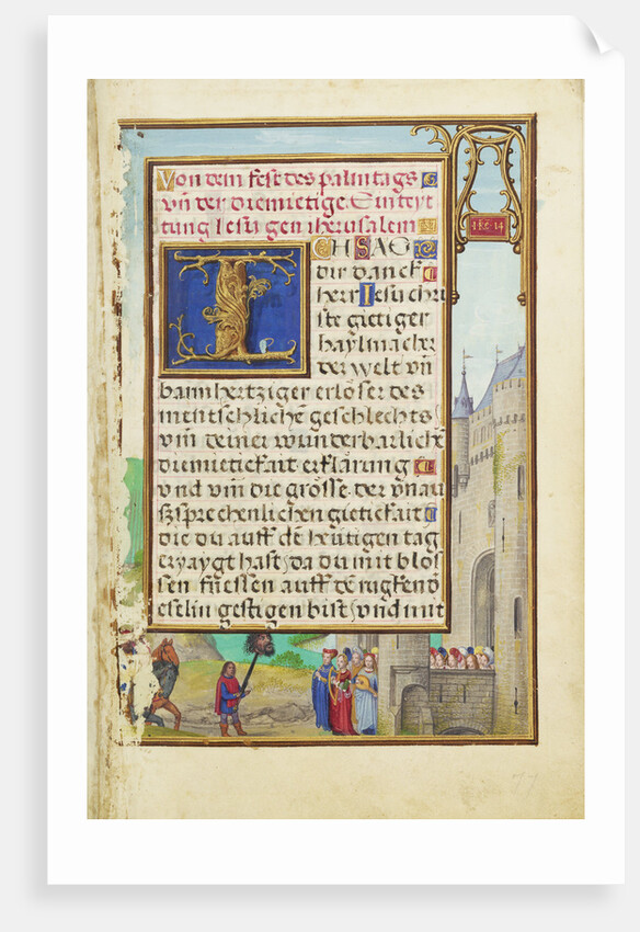 Border with David's Return with Goliath's Head by Simon Bening