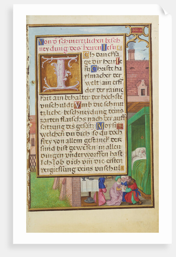 Border with the Circumcision of Isaac by Simon Bening