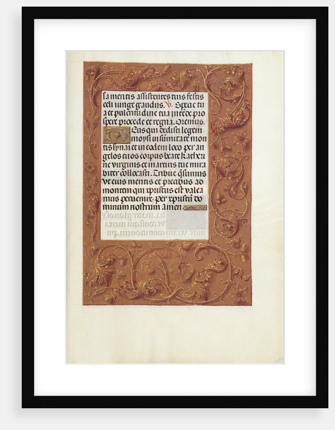 Decorated Text Page by Anonymous