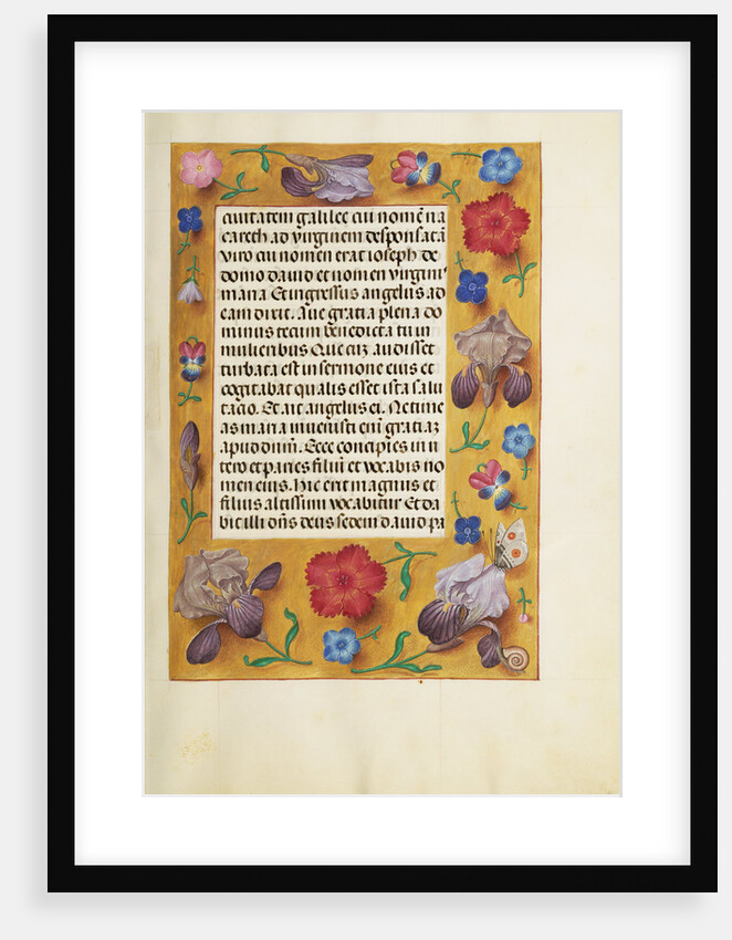 Decorated Text Page by Anonymous