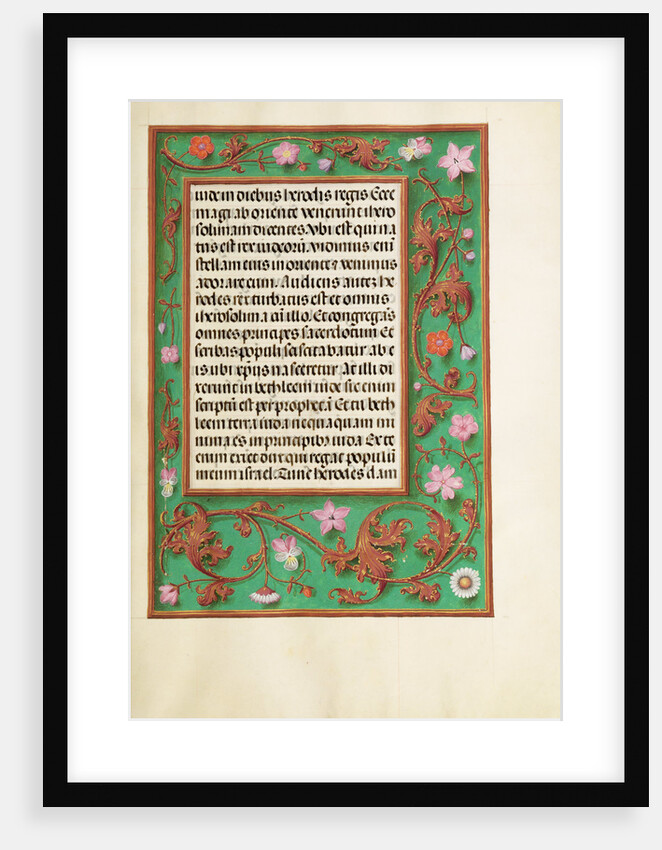 Decorated Text Page by Anonymous