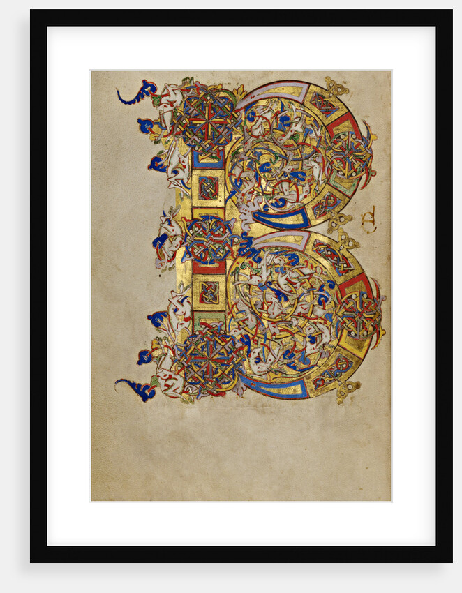 Inhabited Initial B by Anonymous