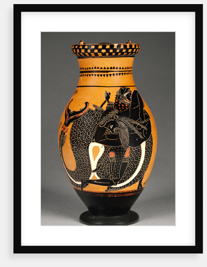 Attic Black-Figure Olpe by Chiusi Painter
