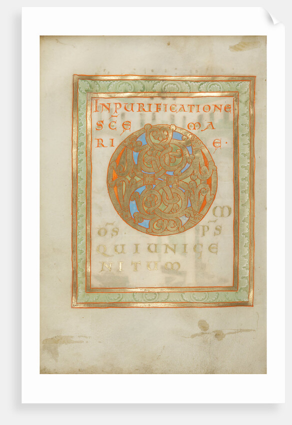 Decorated Incipit Page by Anonymous