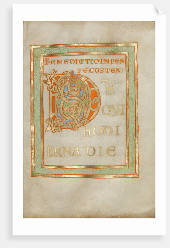 Decorated Incipit Page by Anonymous