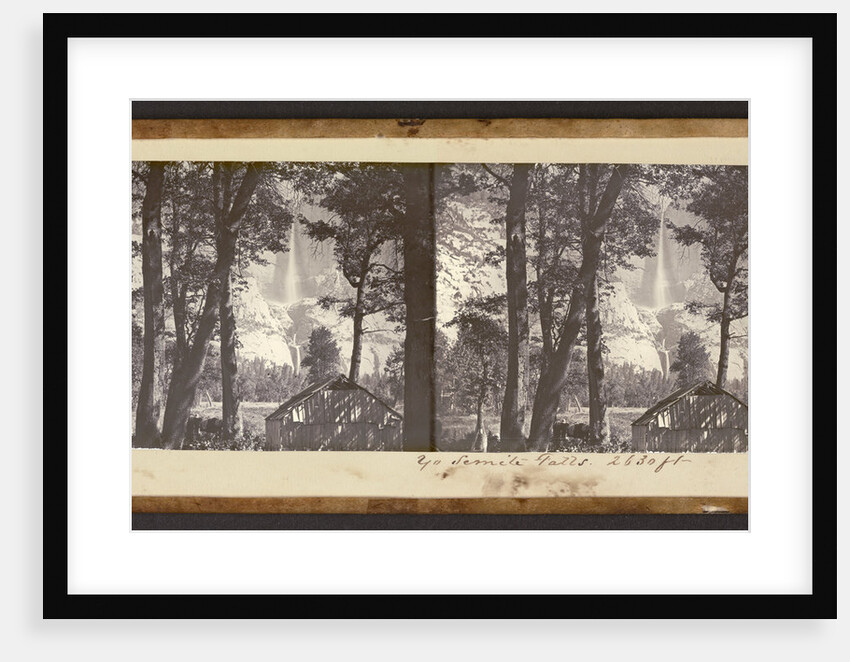 Yo Semite Falls. 2630 ft. by Carleton Watkins
