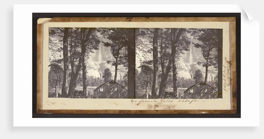 Yo Semite Falls. 2630 ft. by Carleton Watkins