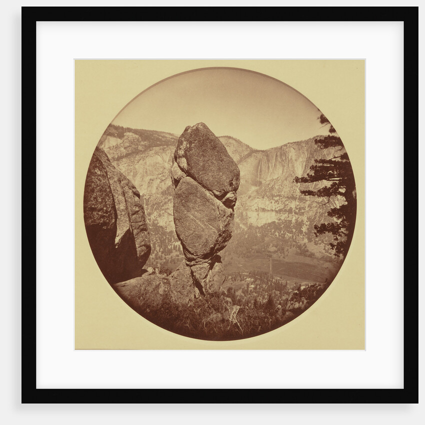 Agassiz Column, Yosemite by Carleton Watkins