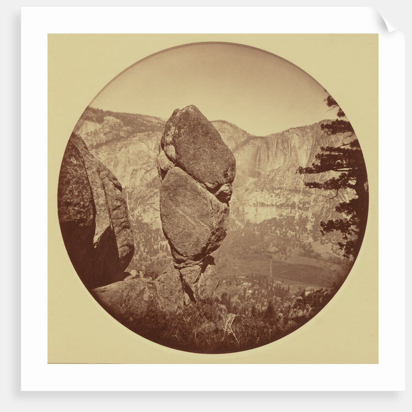 Agassiz Column, Yosemite by Carleton Watkins