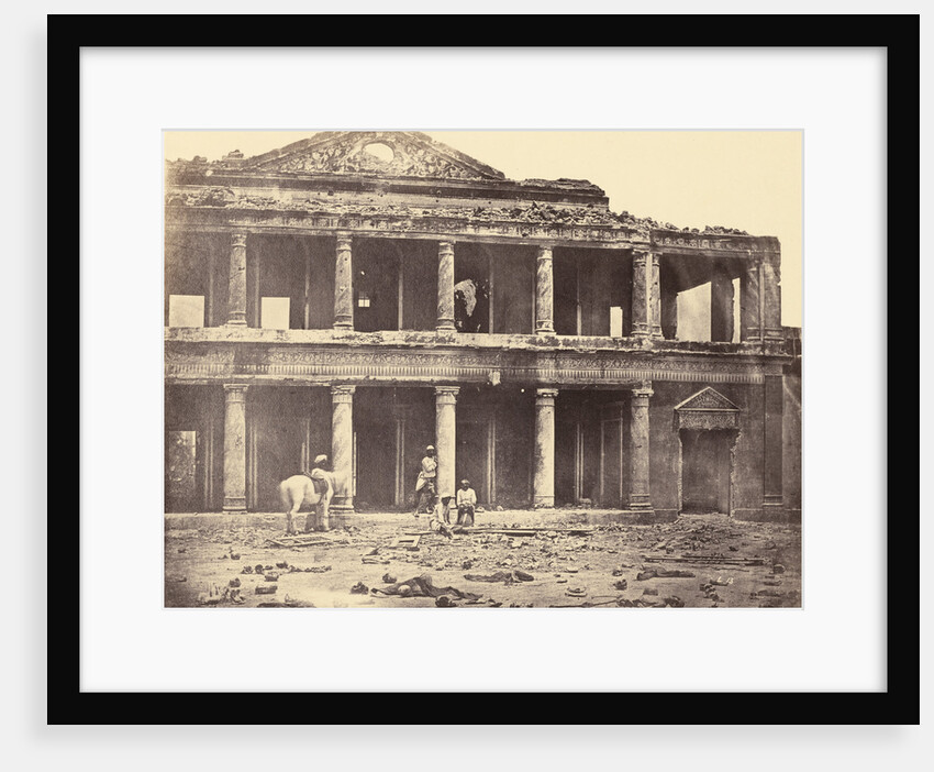 Interior of Secundrabagh After the Massacre by Felice Beato