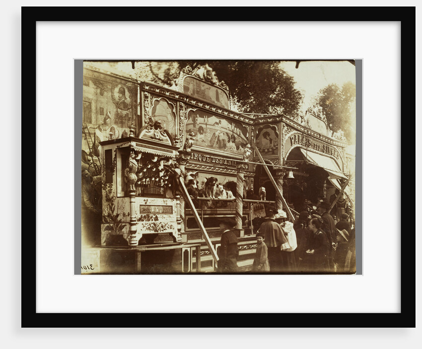 Fête des Invalides (Dog Show at a Street Fair) by Eugène Atget