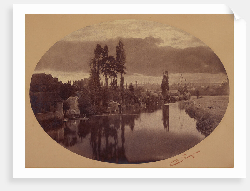 River Scene, France by Camille Silvy