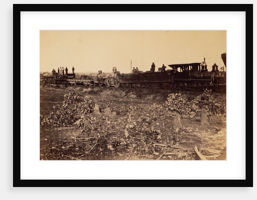 Remains of Wreck on the Track by A.J. Russell