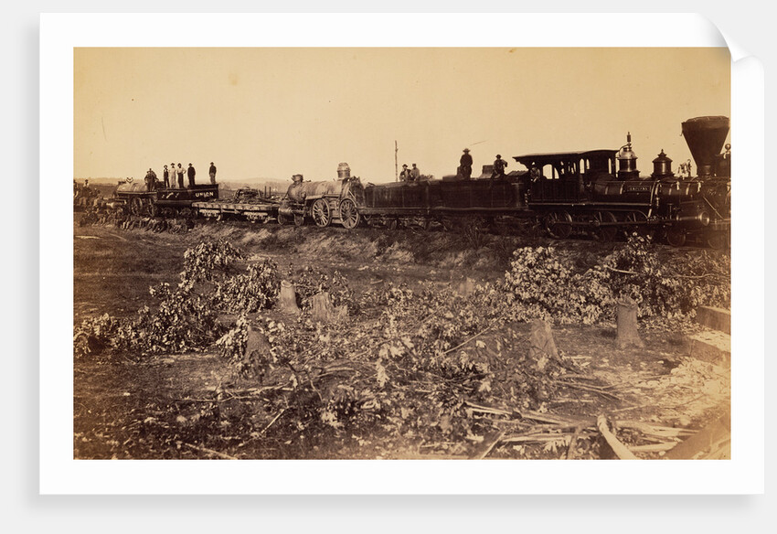 Remains of Wreck on the Track by A.J. Russell