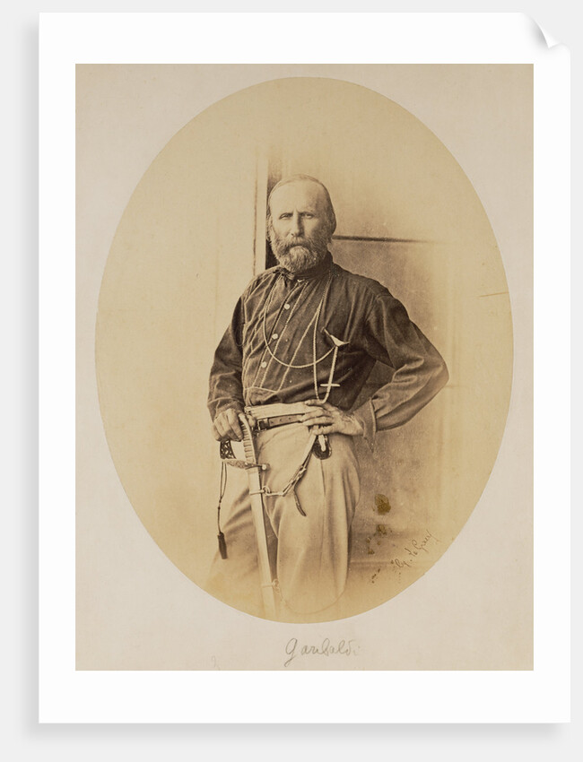 Portrait of Giuseppe Garibaldi by Gustave Le Gray