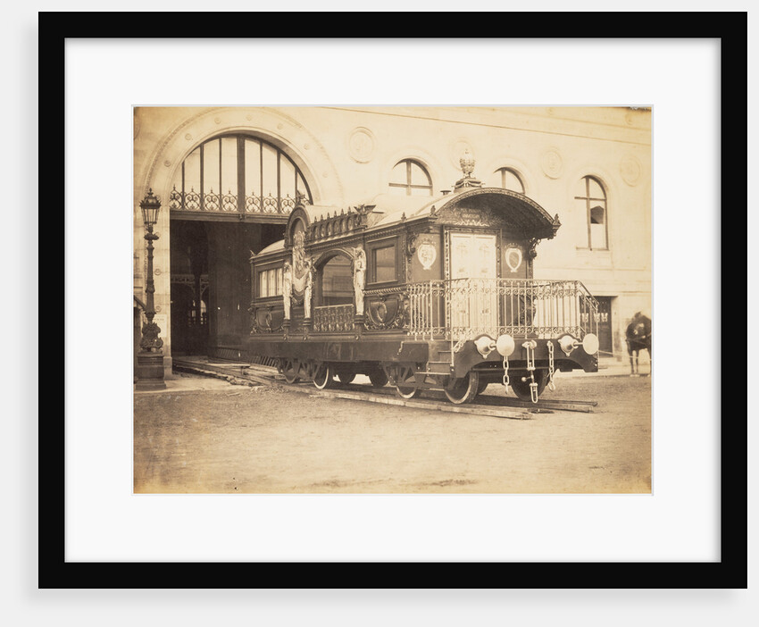 Pius IX's Railroad Car by Gustave Le Gray