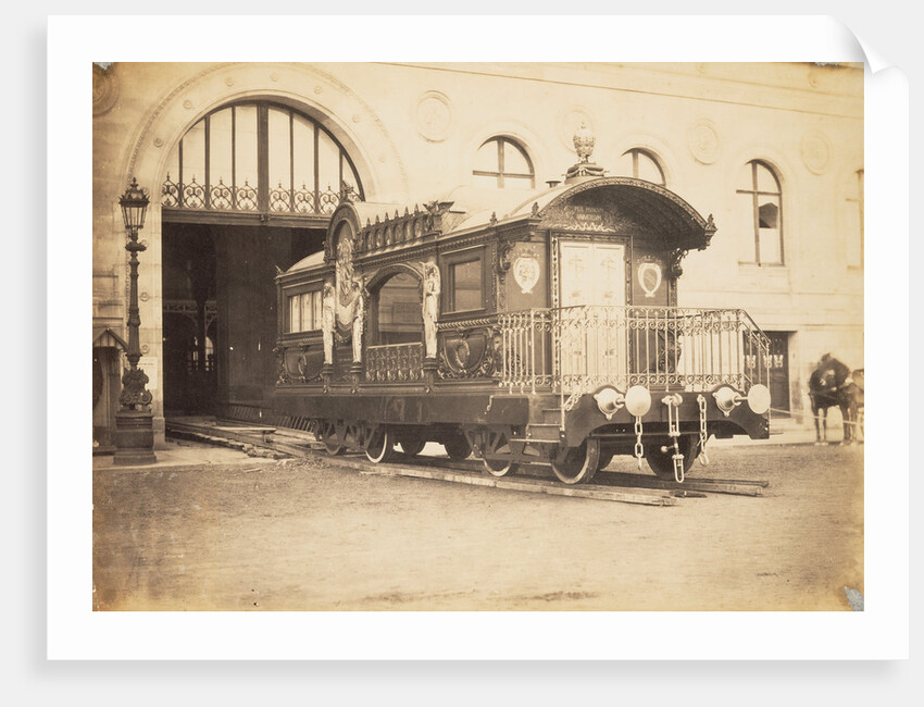 Pius IX's Railroad Car by Gustave Le Gray