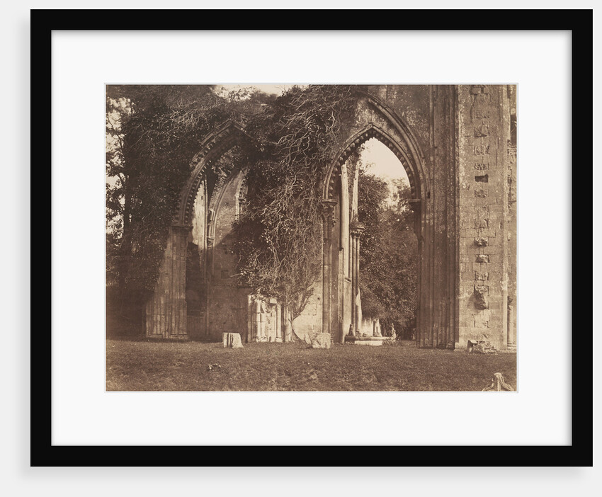 Glastonbury Abbey, Arches of the North Aisle by Roger Fenton