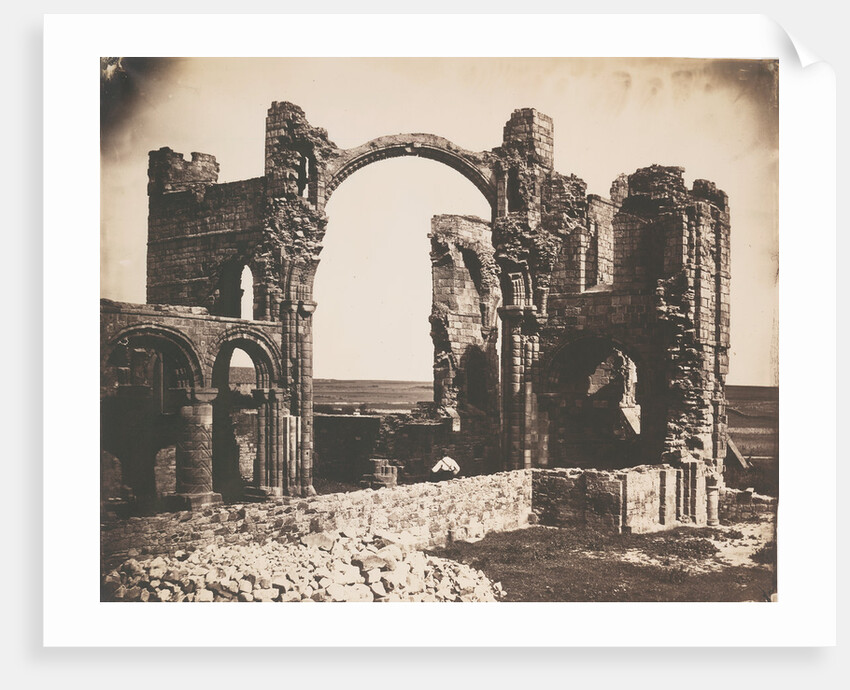 Lindisfarne Priory, Holy Isle by Roger Fenton