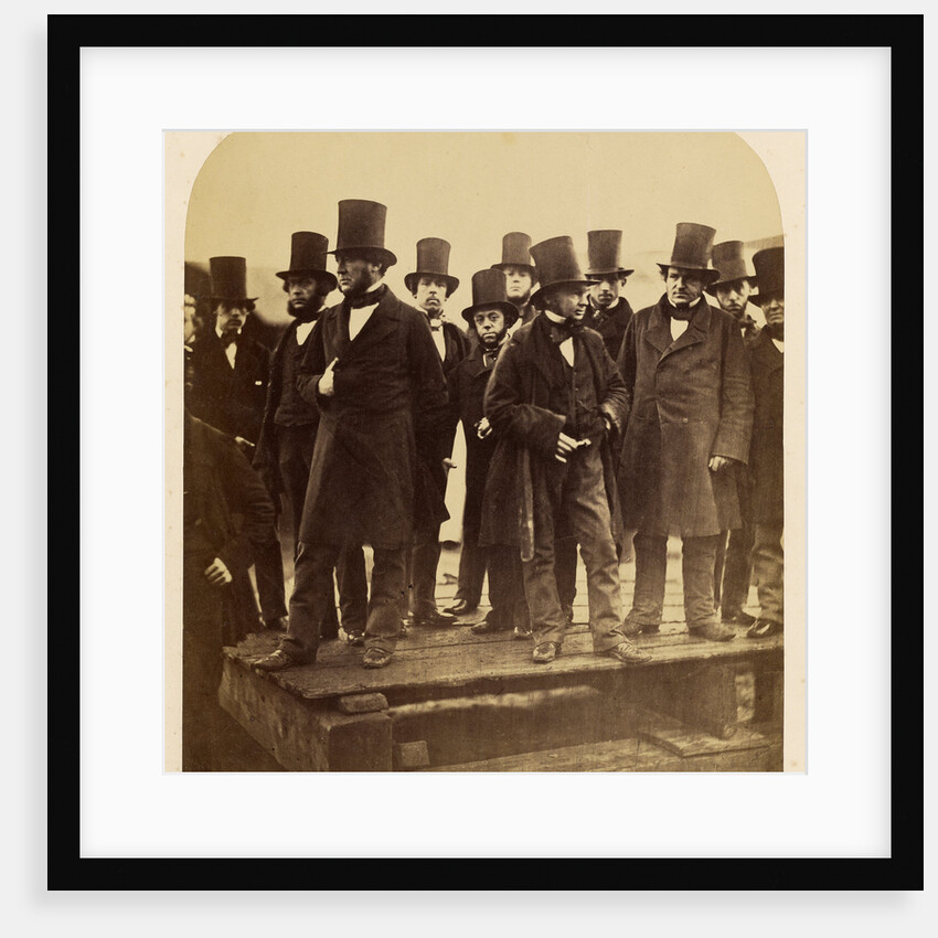 I.K. Brunel and Others Observing the Great Eastern Launch Attempt by Robert Howlett