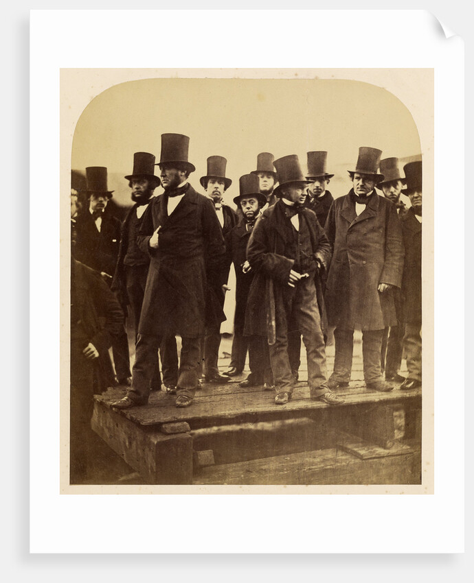 I.K. Brunel and Others Observing the Great Eastern Launch Attempt by Robert Howlett