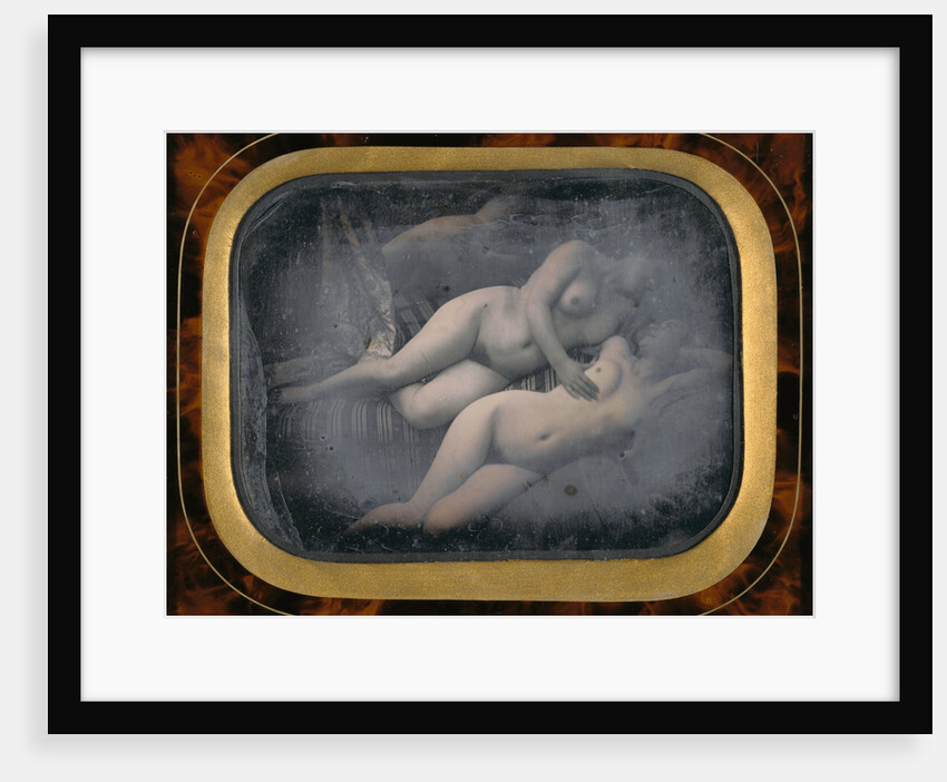 Two Women Embracing by Anonymous
