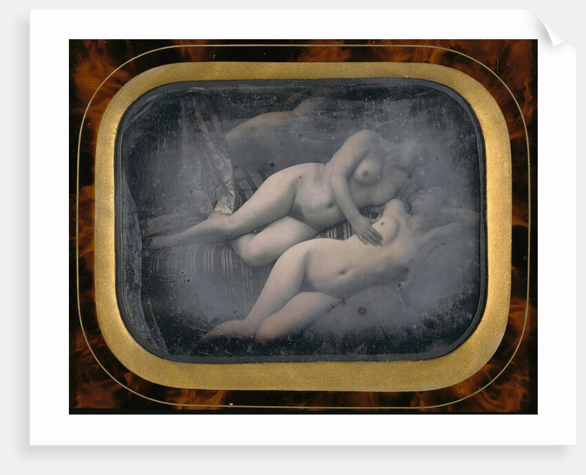 Two Women Embracing by Anonymous