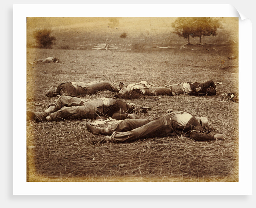 Field Where General Reynolds Fell, Gettysburg by Timothy H. O'Sullivan