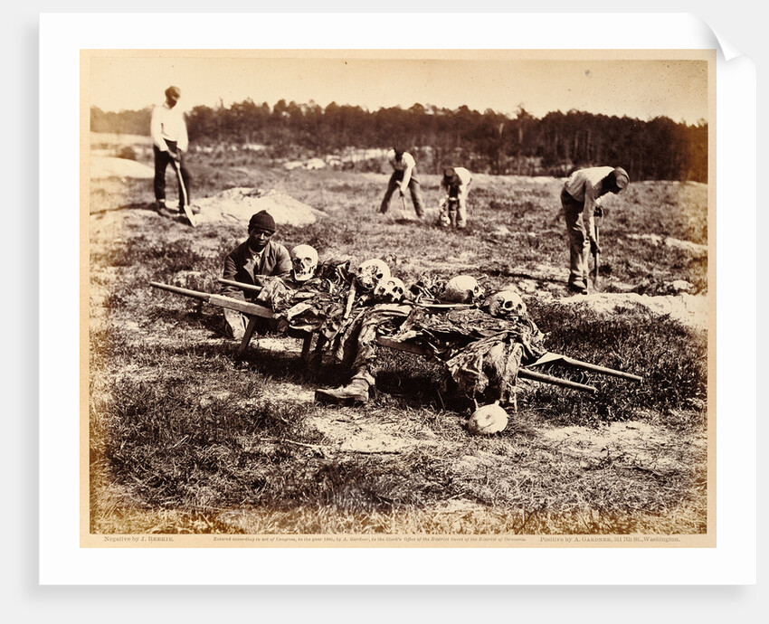 A Burial Party, Cold Harbor, Virginia by John Reekie