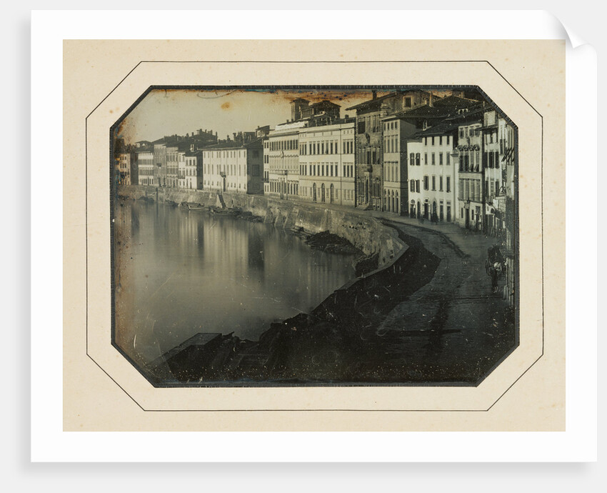 View of Pisa Along The Arno River by Anonymous