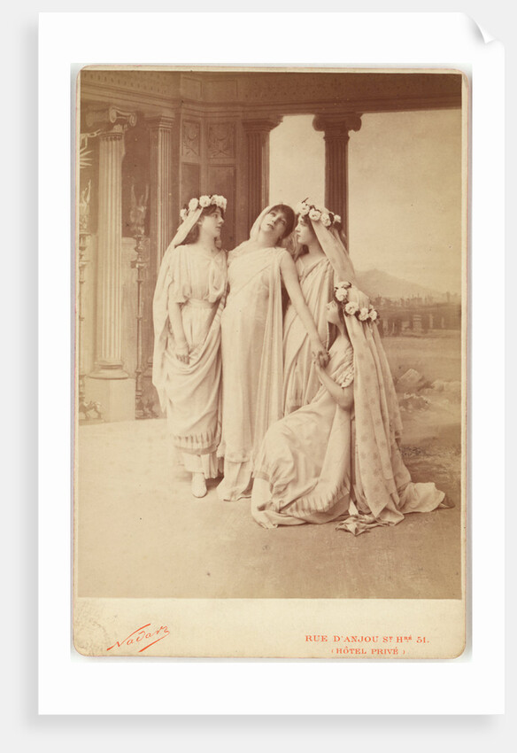 Sarah Bernhardt as Phedre in Racine's Phaedra by Nadar [Gaspard Félix Tournachon]