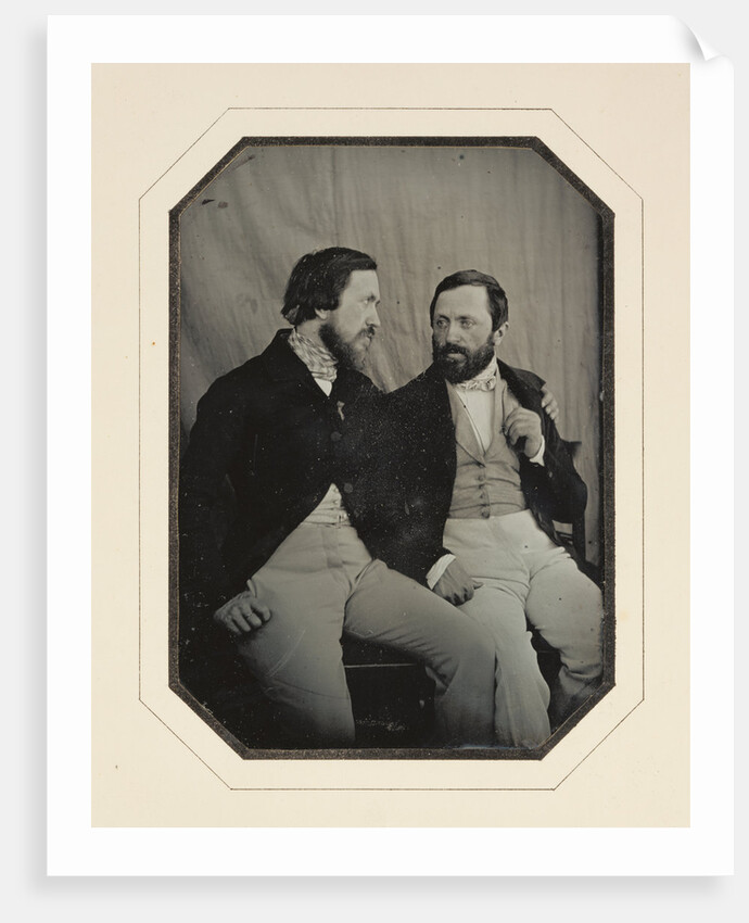 Portrait of Paul and Hippolyte Flandrin by F. Chabrol