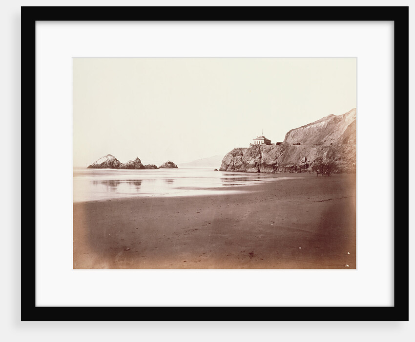 The Cliff House from the Beach by Carleton Watkins