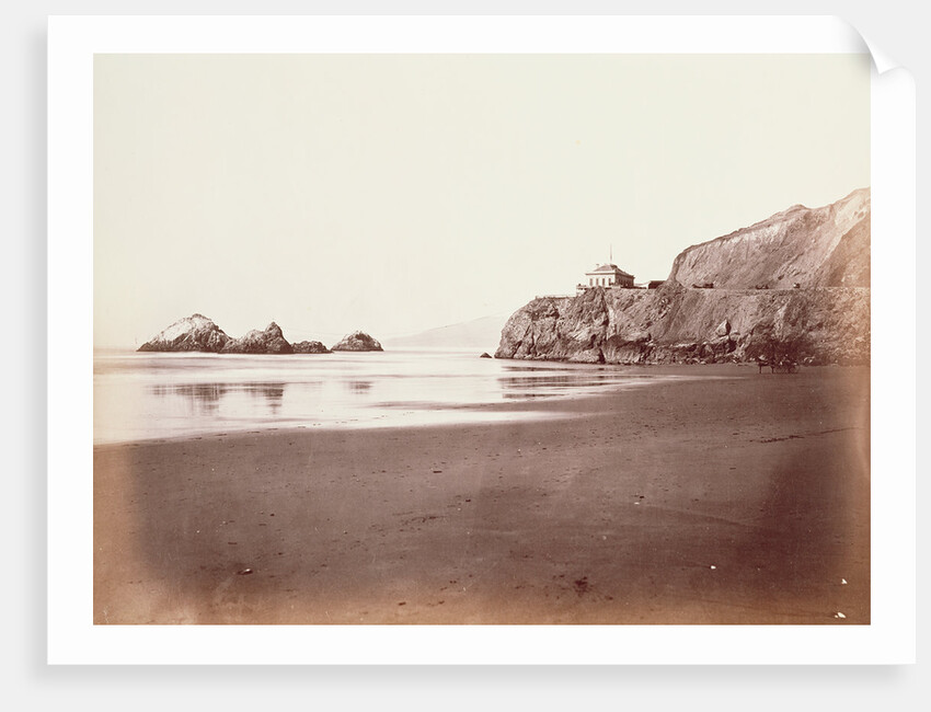 The Cliff House from the Beach by Carleton Watkins
