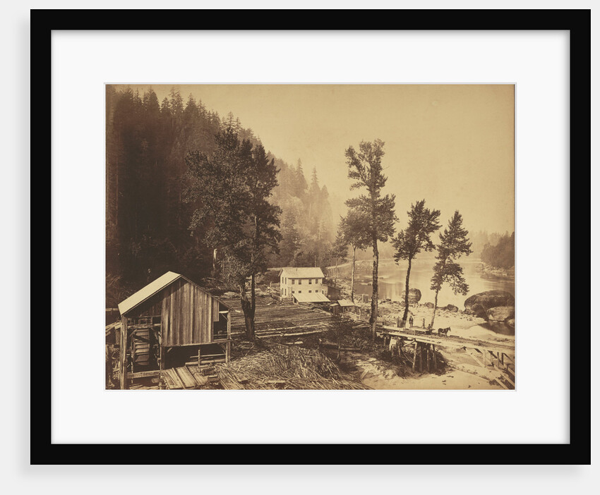 Eagle Creek, Columbia River by Carleton Watkins