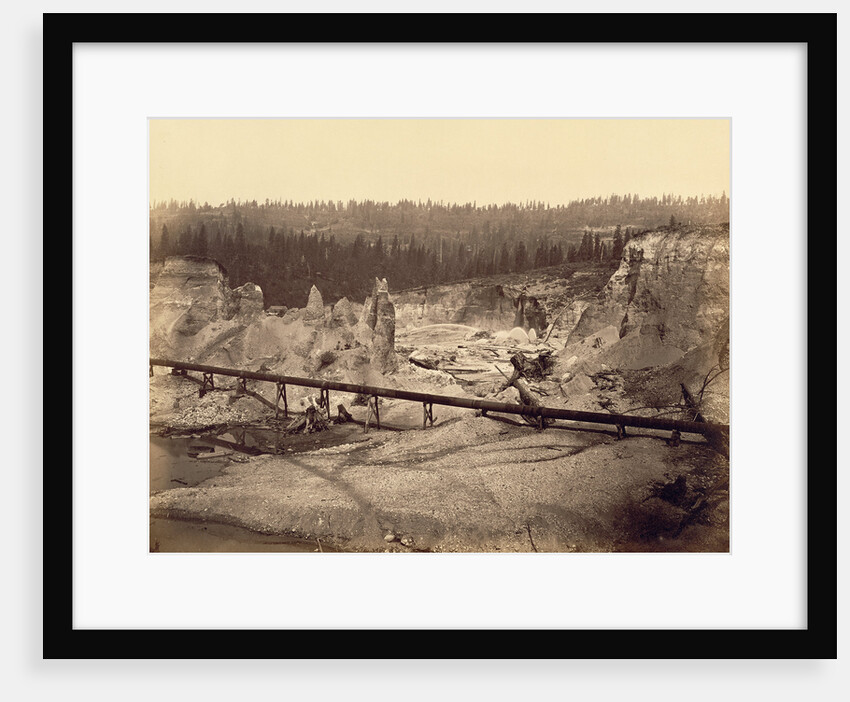 Malakoff Diggings, North Bloomfield, Nevada County, California by Carleton Watkins