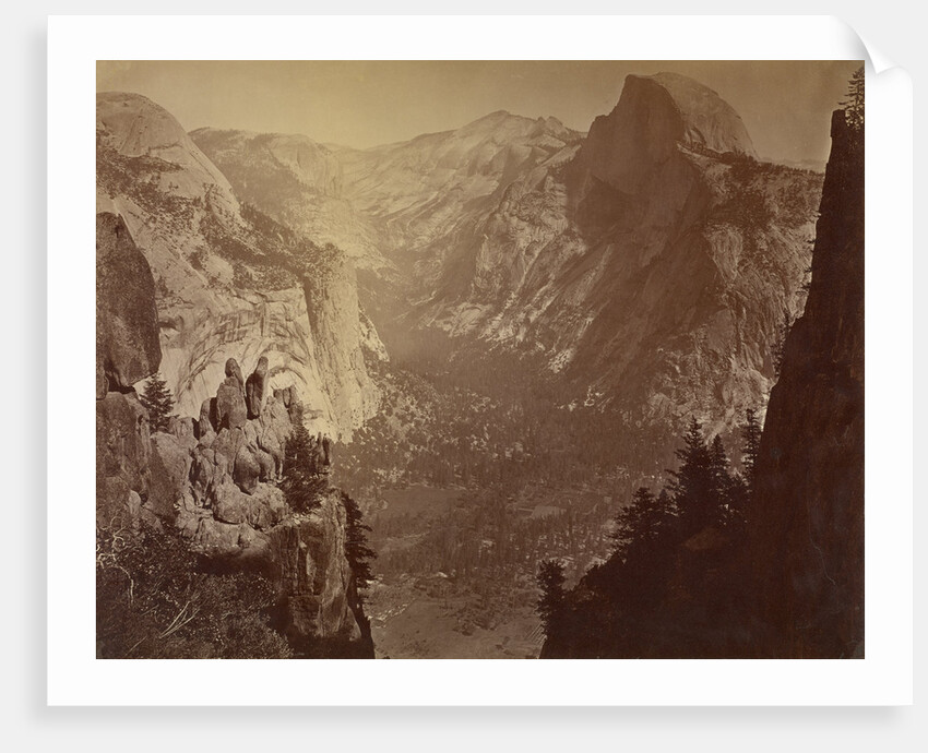 The Domes from Glacier Rock by Carleton Watkins