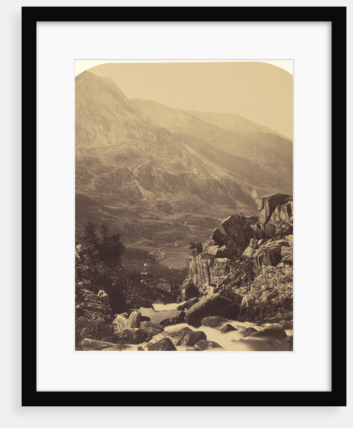 View from Ogwen Falls into Nan Francon by Roger Fenton