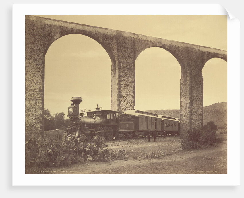 Old Aqueduct at Querétaro, Mexico by William Henry Jackson