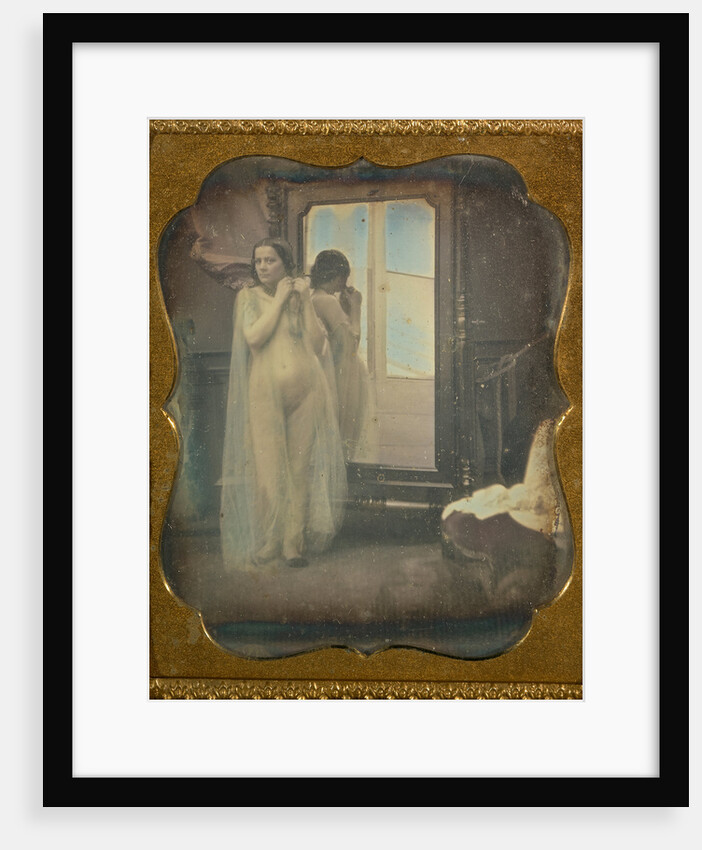 Nude at Mirror by Anonymous