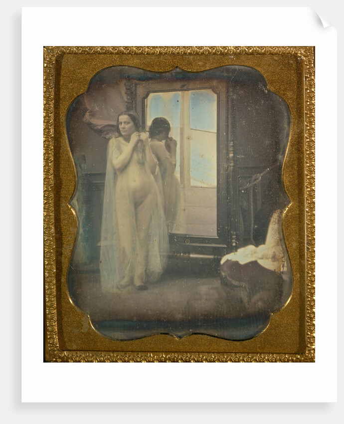 Nude at Mirror by Anonymous