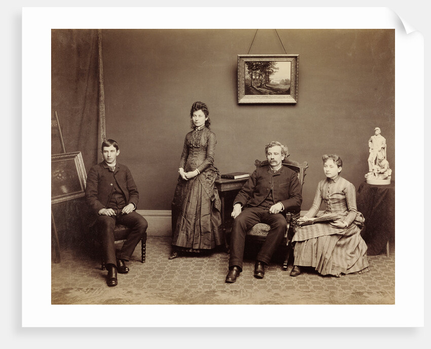 Henry Hamilton Bennett with his Family: Ashley, Harriet and Nellie by Henry Hamilton Bennett