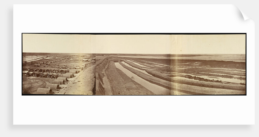 Interior of South Taku Fort, Showing the Place of Landing by Felice Beato