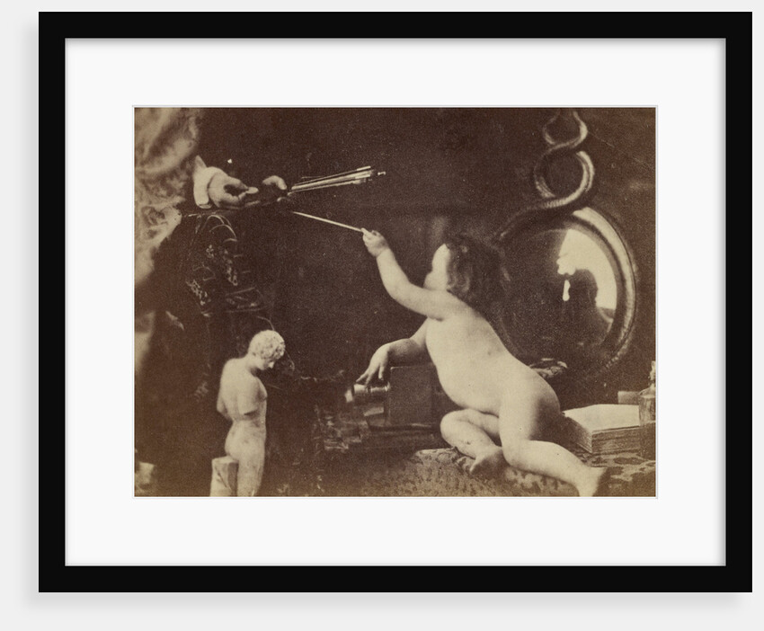 The Infant Photography Giving the Painter an Additional Brush by Oscar Gustave Rejlander